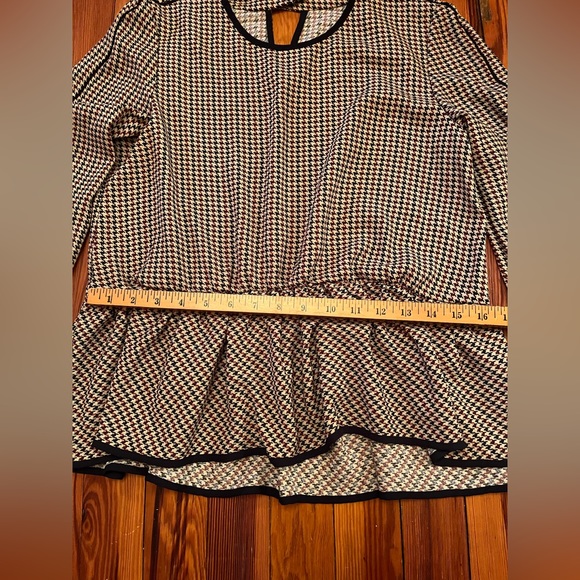 Zara houndstooth top medium - Picture 4 of 8